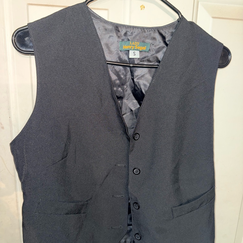 Henry SegalMen's Black Vest